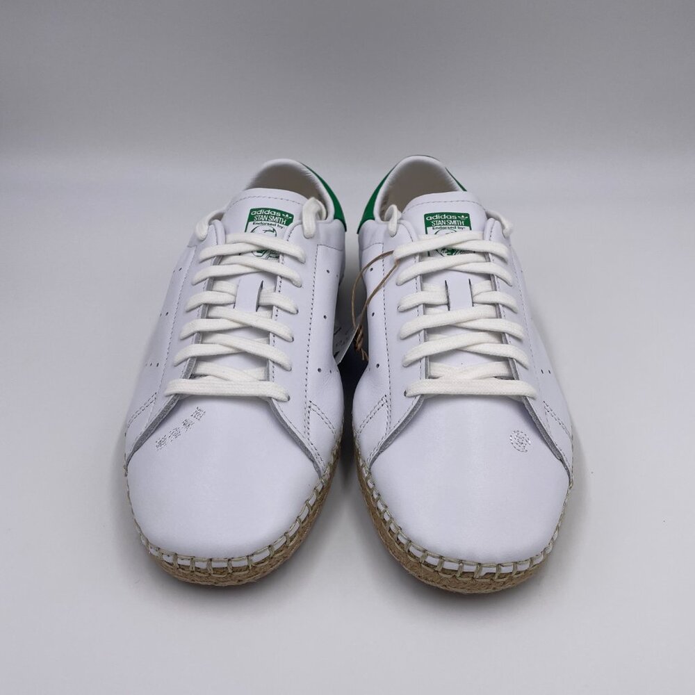 adidas Stan Smith Clot White / Green Women's Shoes - Picture 3 of 8